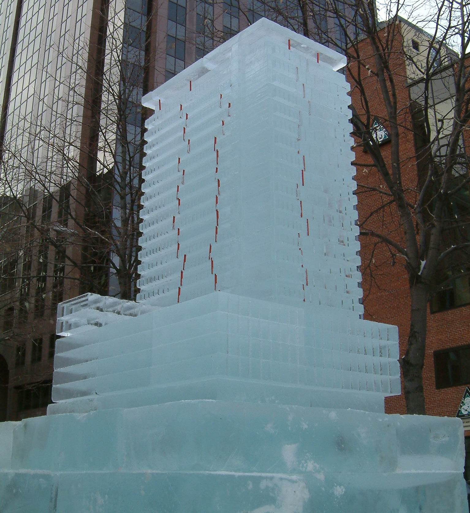 Building made out of ice